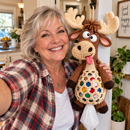🌼 Cottage Harvest Keepers — Crochet Animal Bag Holder DIY Kit🔥🔥