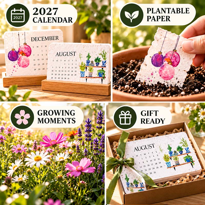 🌱 2027 Plantable Calendar – Use It. Plant It. Watch It Grow.🌱