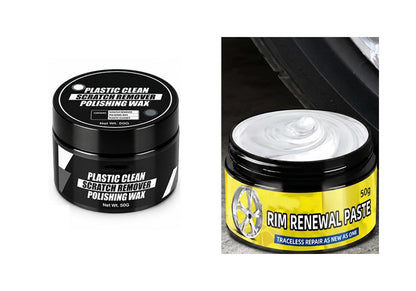 🔥🎁 New Product – 50% Off 🔥 Wax for removing and repairing scratches on automotive plastic surfaces (sponge included)