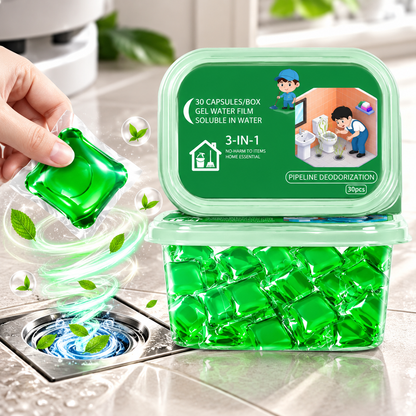 Bio-Enzyme Drain Deodorizer Capsules