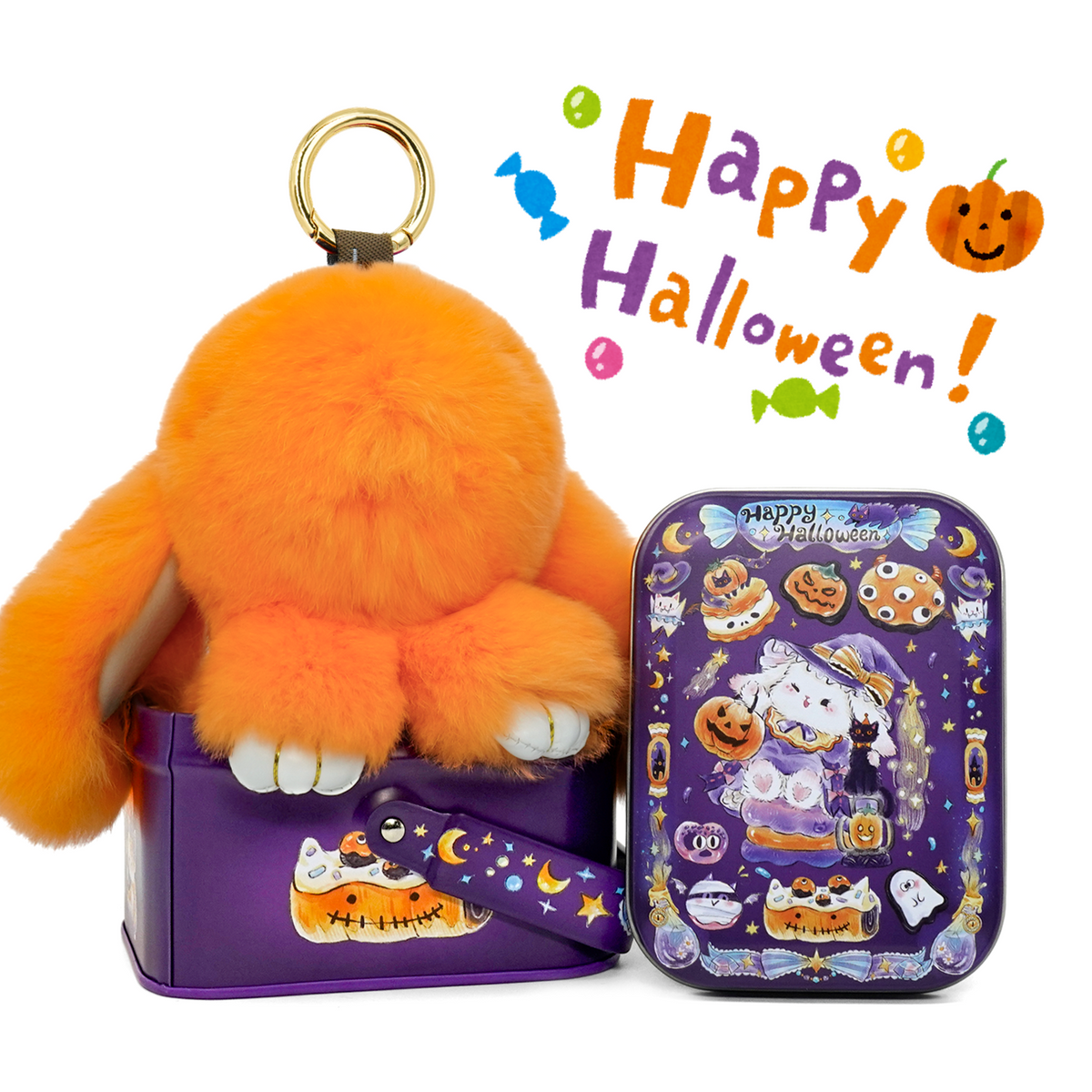 BunnyBliss Handcrafted Plush Charm — Soft Bunny Keychain Gift