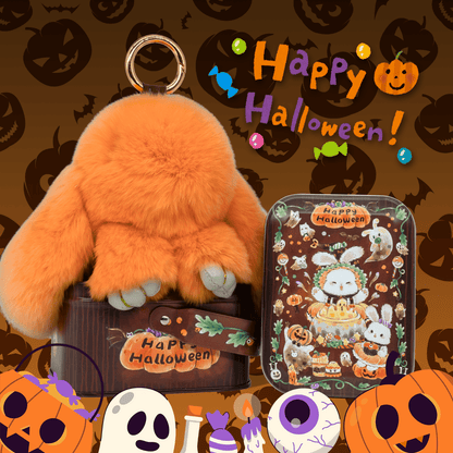 BunnyBliss Handcrafted Plush Charm — Soft Bunny Keychain Gift