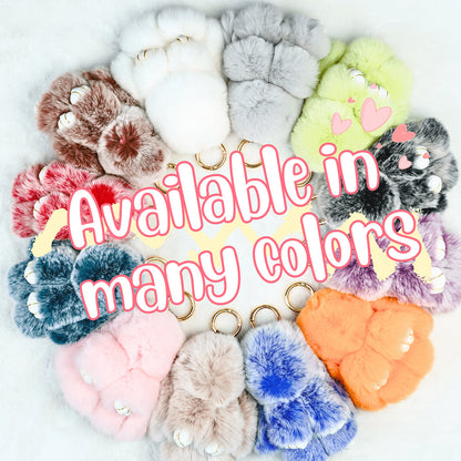 BunnyBliss Handcrafted Plush Charm — Soft Bunny Keychain Gift
