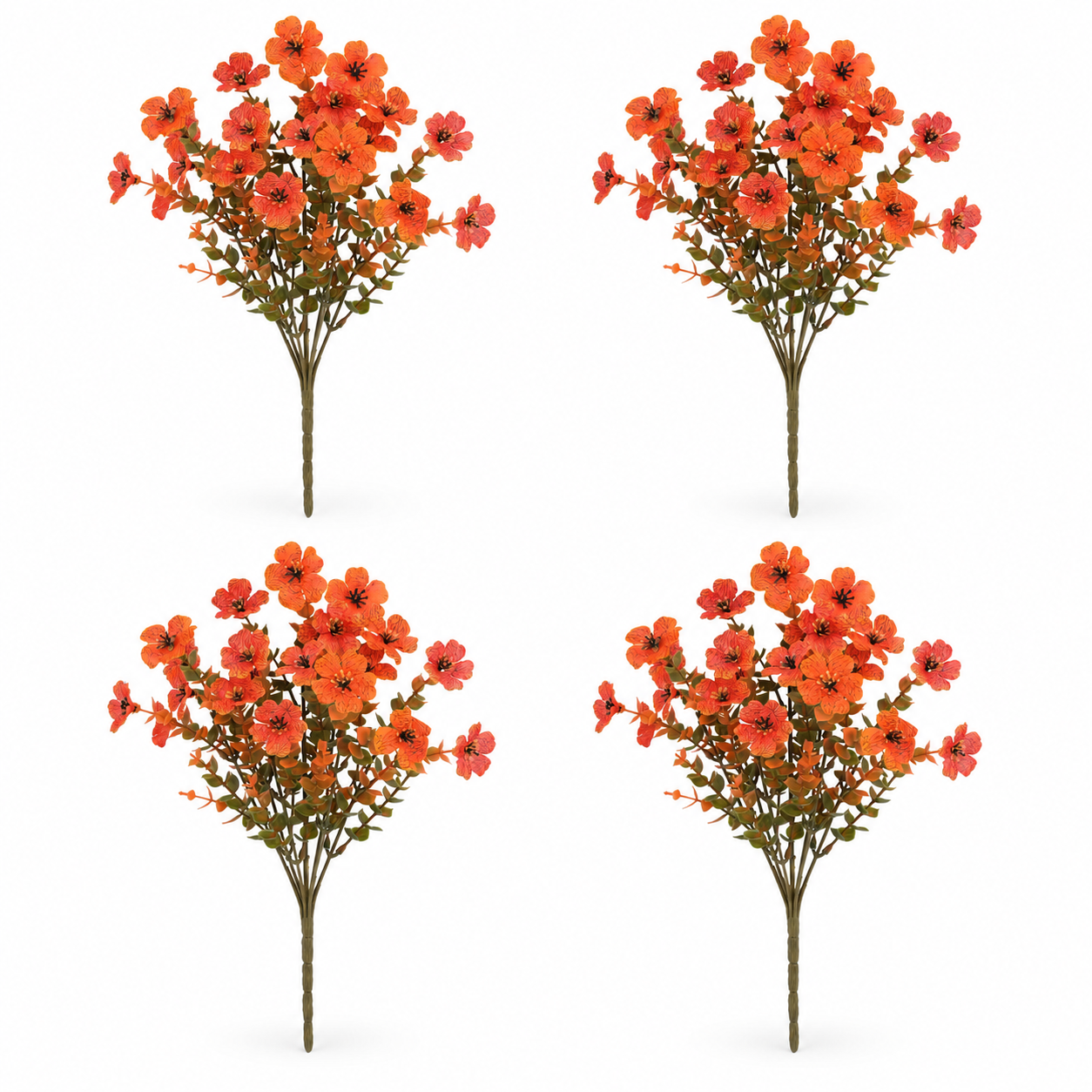 🍂 Autumn Tangerine — 4-Piece Set