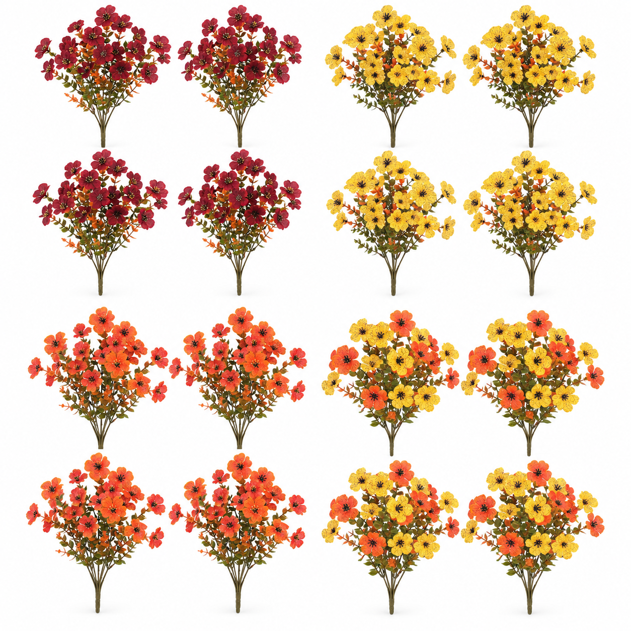 🍂 Four-color assorted pack (Four of each color) — 16-Piece Set