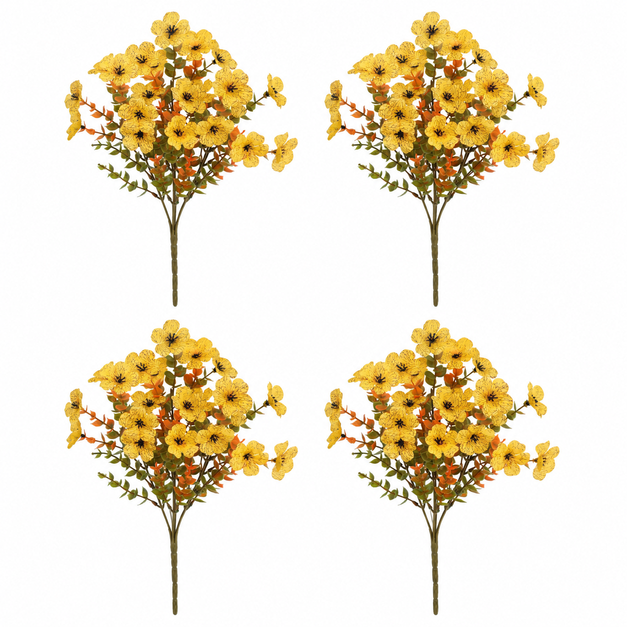 🍂 Autumnal Yellow — 4-Piece Set