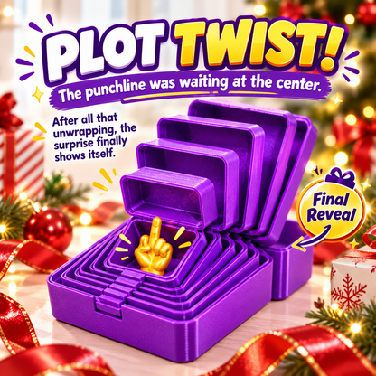 Christmas BoomBox Prank Gift Box