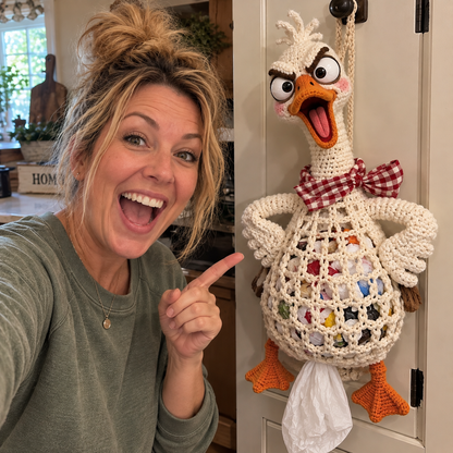 🌼 Cottage Harvest Keepers — Crochet Animal Bag Holder DIY Kit🔥🔥