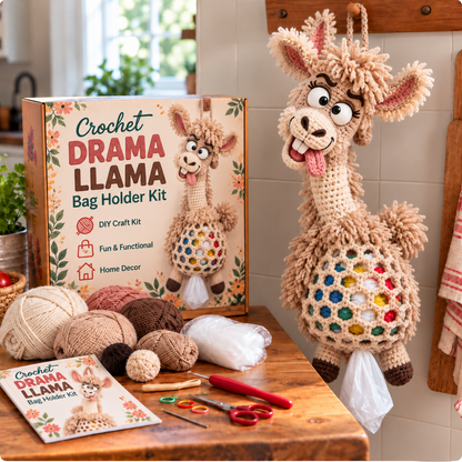 🌼 Cottage Harvest Keepers — Crochet Animal Bag Holder DIY Kit🔥🔥
