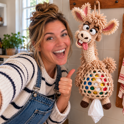 🌼 Cottage Harvest Keepers — Crochet Animal Bag Holder DIY Kit🔥🔥