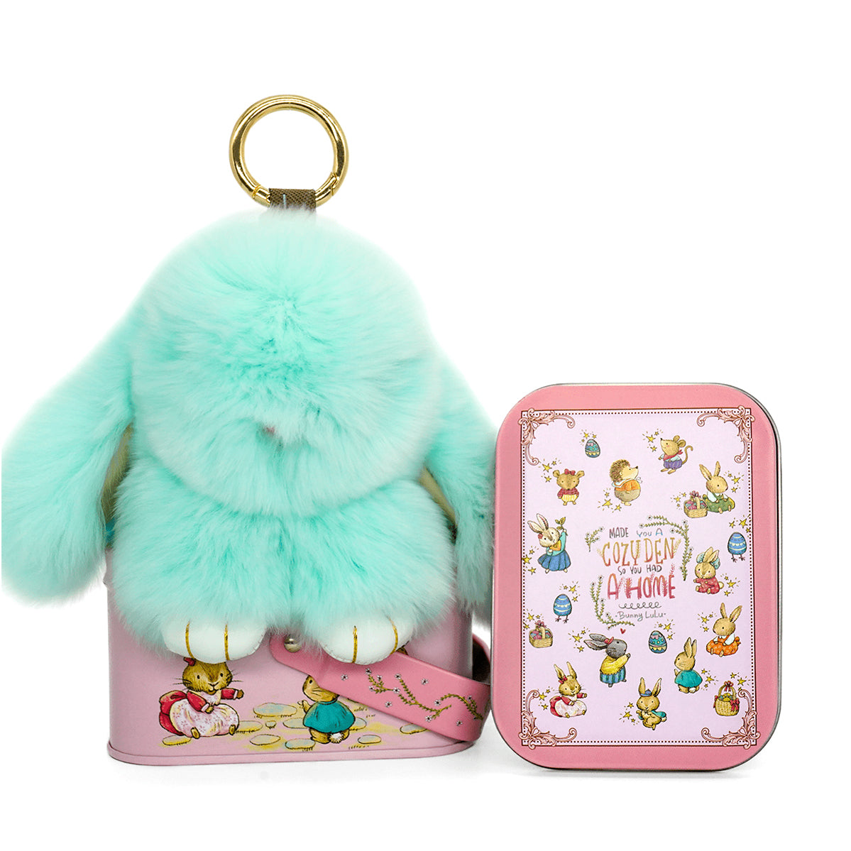 BunnyBliss Handcrafted Plush Charm — Soft Bunny Keychain Gift