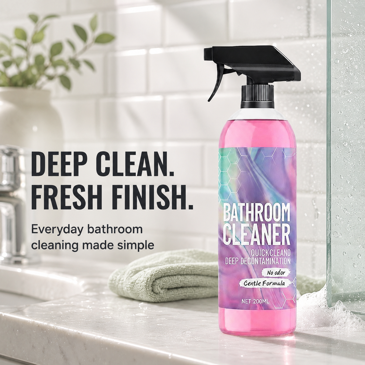 SparklePure Bathroom Cleaner Spray 💖