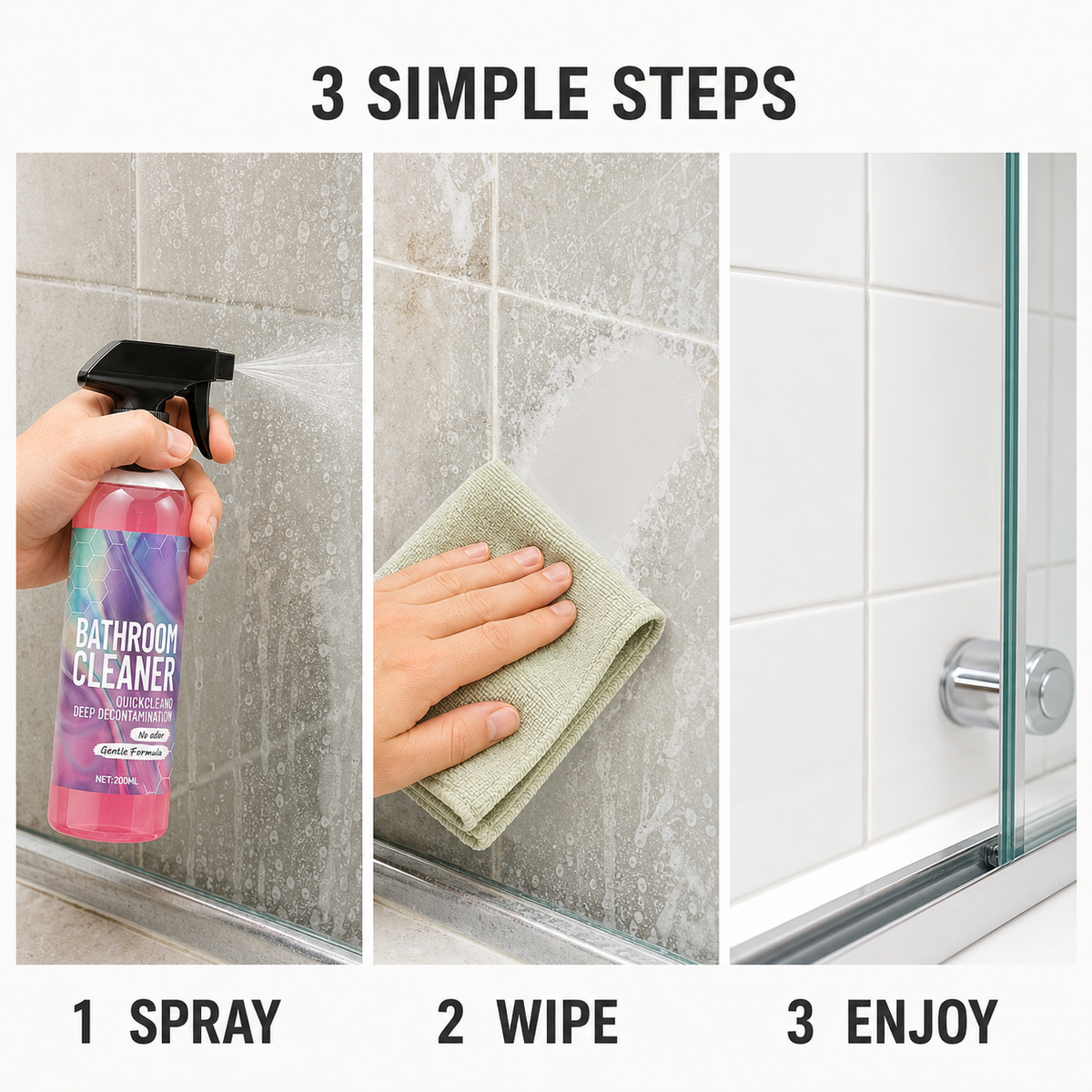 SparklePure Bathroom Cleaner Spray 💖