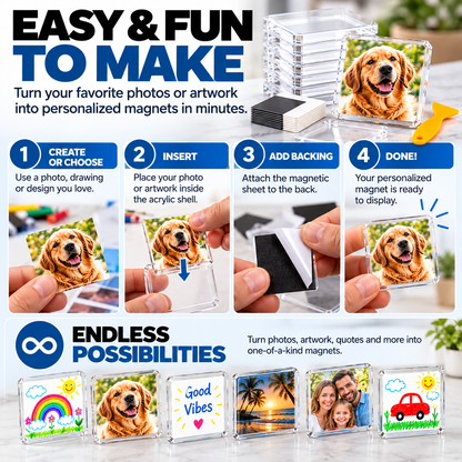 Creative & Decorative DIY Fridge Magnet Kit