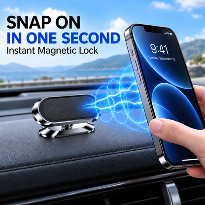 Innovative Magnetic Foldable & Rotatable Car Phone Holder