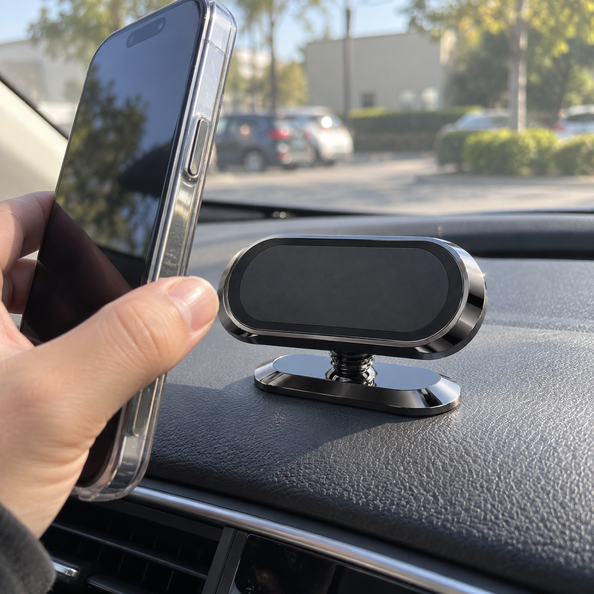 Innovative Magnetic Foldable & Rotatable Car Phone Holder
