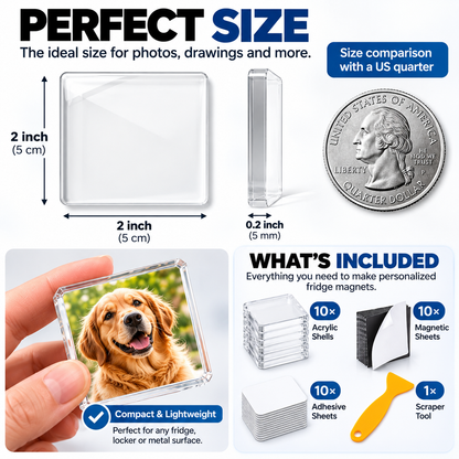 Creative & Decorative DIY Fridge Magnet Kit