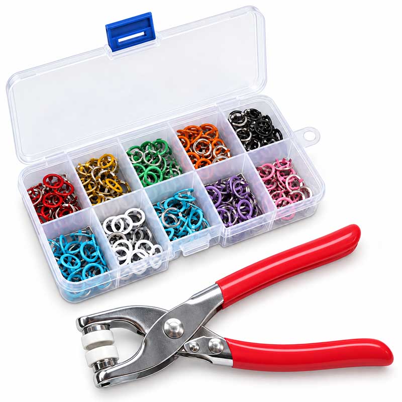 Seamless Stitching Sewing Kit, Pro-Snap No-Sew Button Kit – Complete tools, easy use & durable fixes