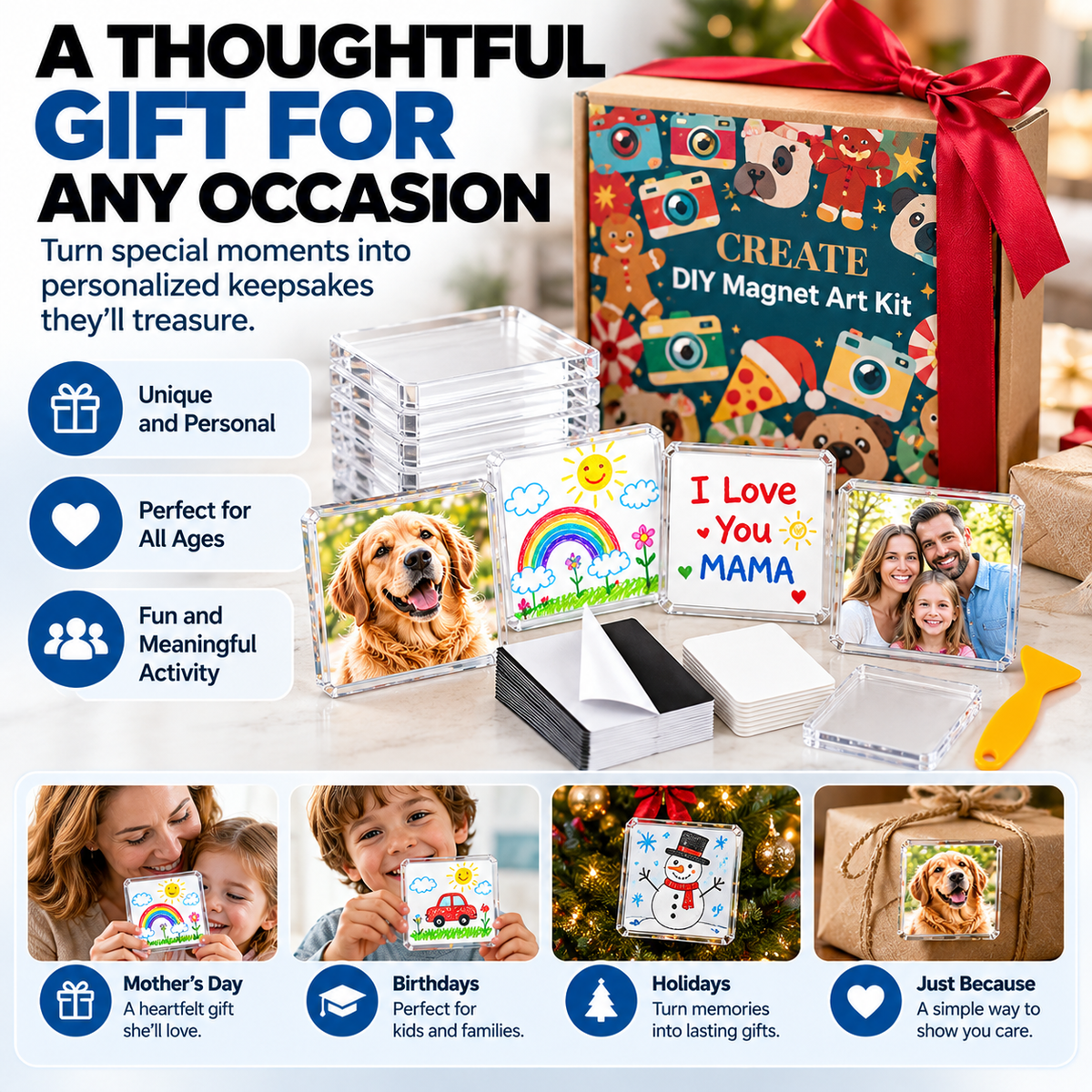 Creative & Decorative DIY Fridge Magnet Kit