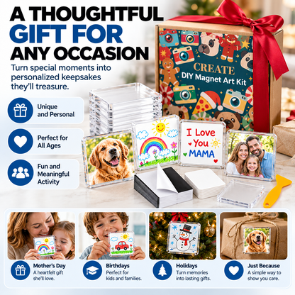 Creative & Decorative DIY Fridge Magnet Kit
