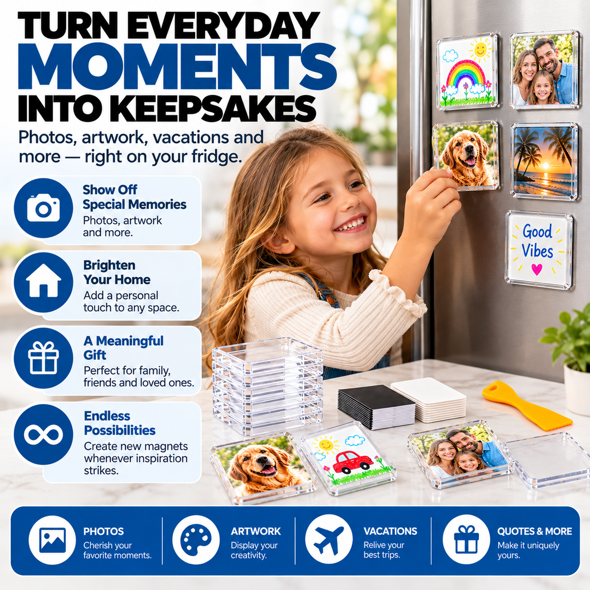Creative & Decorative DIY Fridge Magnet Kit