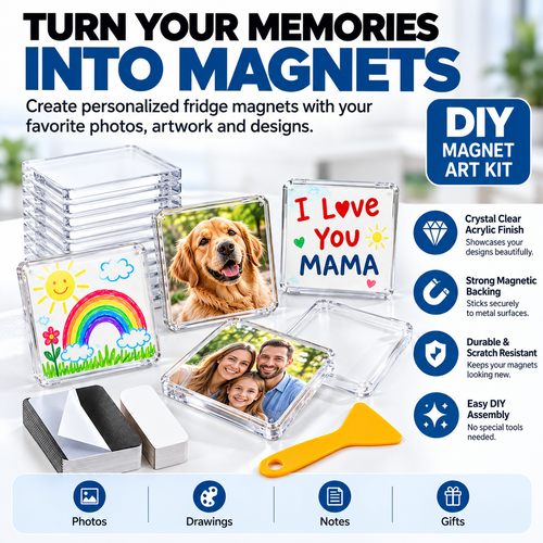 Creative & Decorative DIY Fridge Magnet Kit