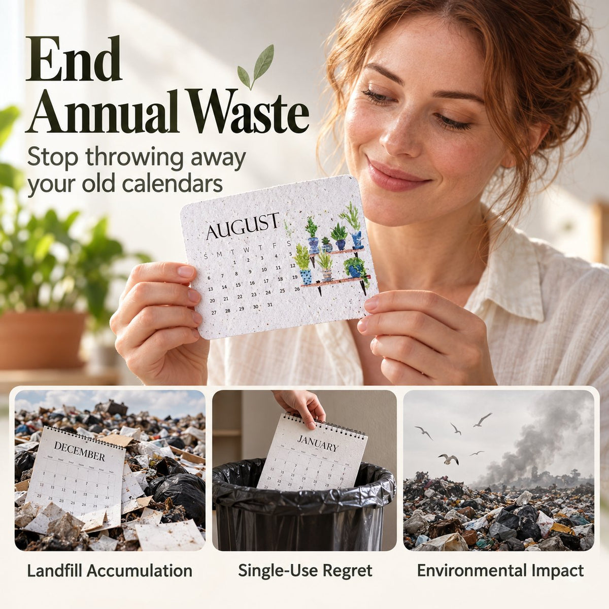 🌱 2027 Plantable Calendar – Use It. Plant It. Watch It Grow.🌱