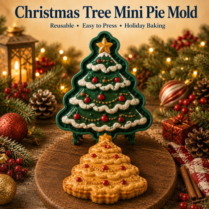 ⏳ Last Day50% OFF – 🔥🎄 9-Design Christmas Mini Pie Mold Collection | Reusable Embossed Molds for Shaping Detailed Santa, Snowman, Reindeer, Tree & Holiday Pies 🥧✨