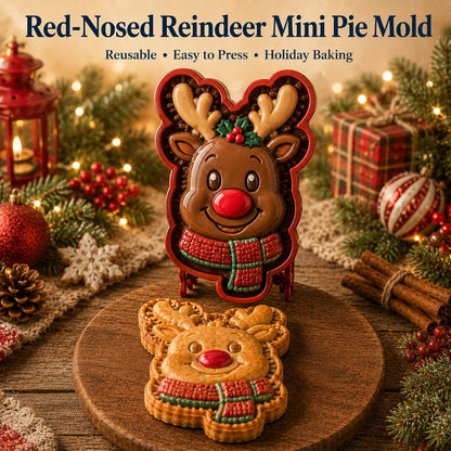 ⏳ Last Day50% OFF – 🔥🎄 9-Design Christmas Mini Pie Mold Collection | Reusable Embossed Molds for Shaping Detailed Santa, Snowman, Reindeer, Tree & Holiday Pies 🥧✨