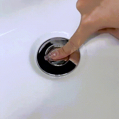 Universal 2-in-1 Bathroom/Kitchen Sink Stopper