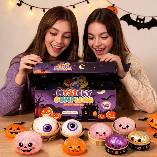 Armasora Halloween Ghost Maruko Squishy Toy Set