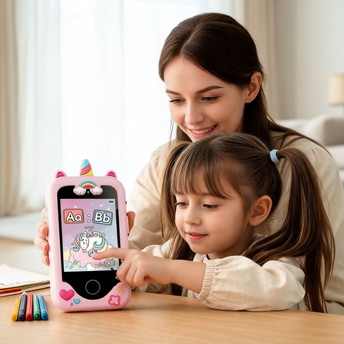 Armasora KiddoSmart Learning Phone Kids Smart Phone Touchscreen Educational Toy